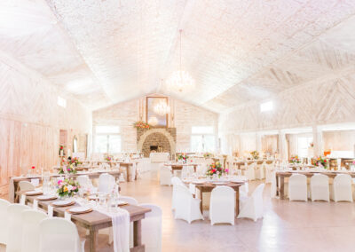 Reception at cherokee creek farm